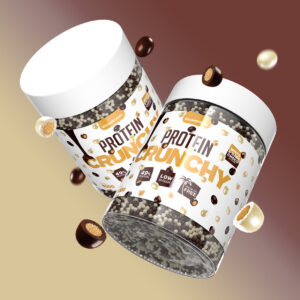 PROTEIN CRUNCHY 500GR WHITE Y DARK CHOCO
